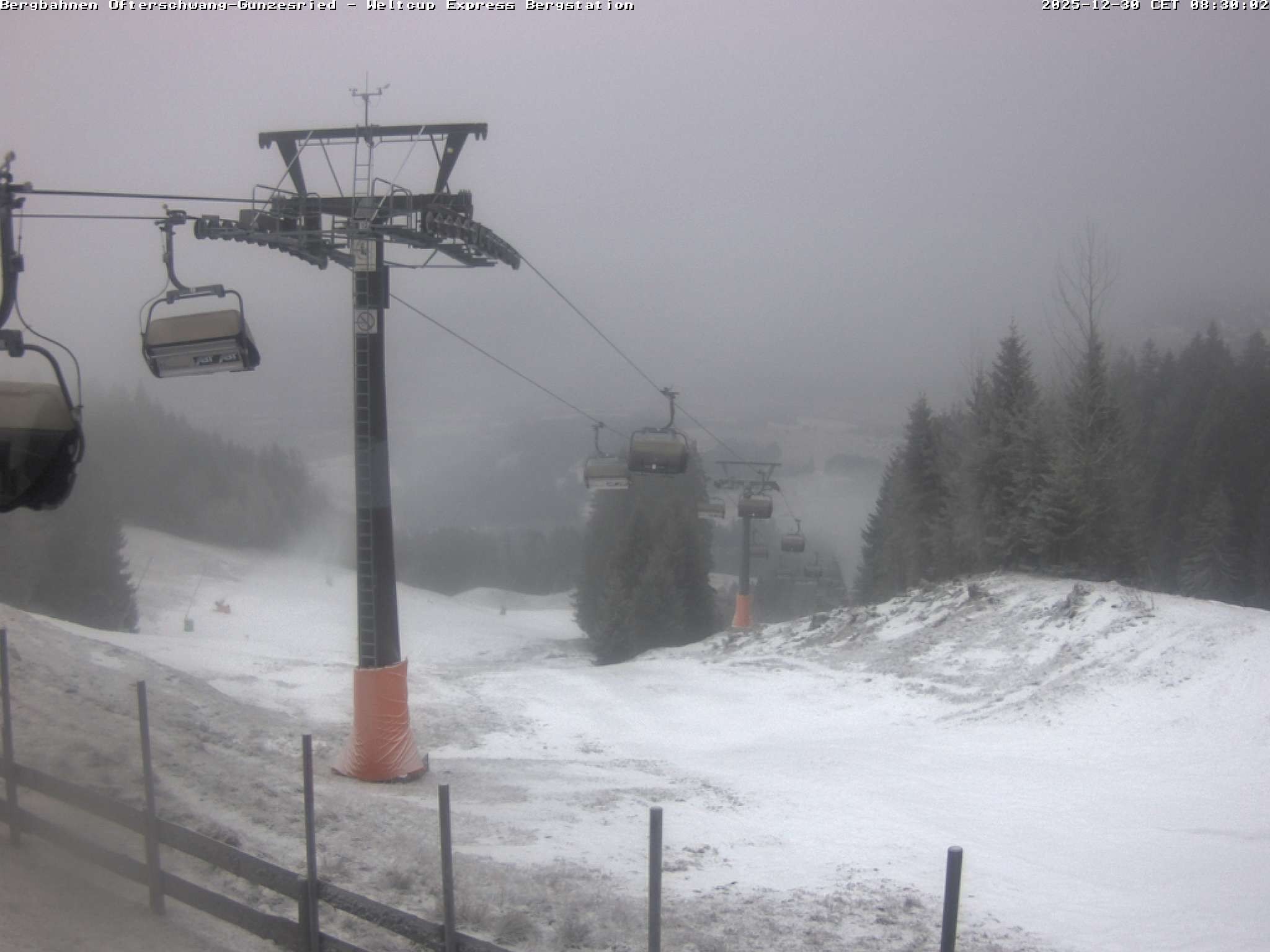 Archiv Foto Webcam Bergstation Sesselbahn Weltcup Express