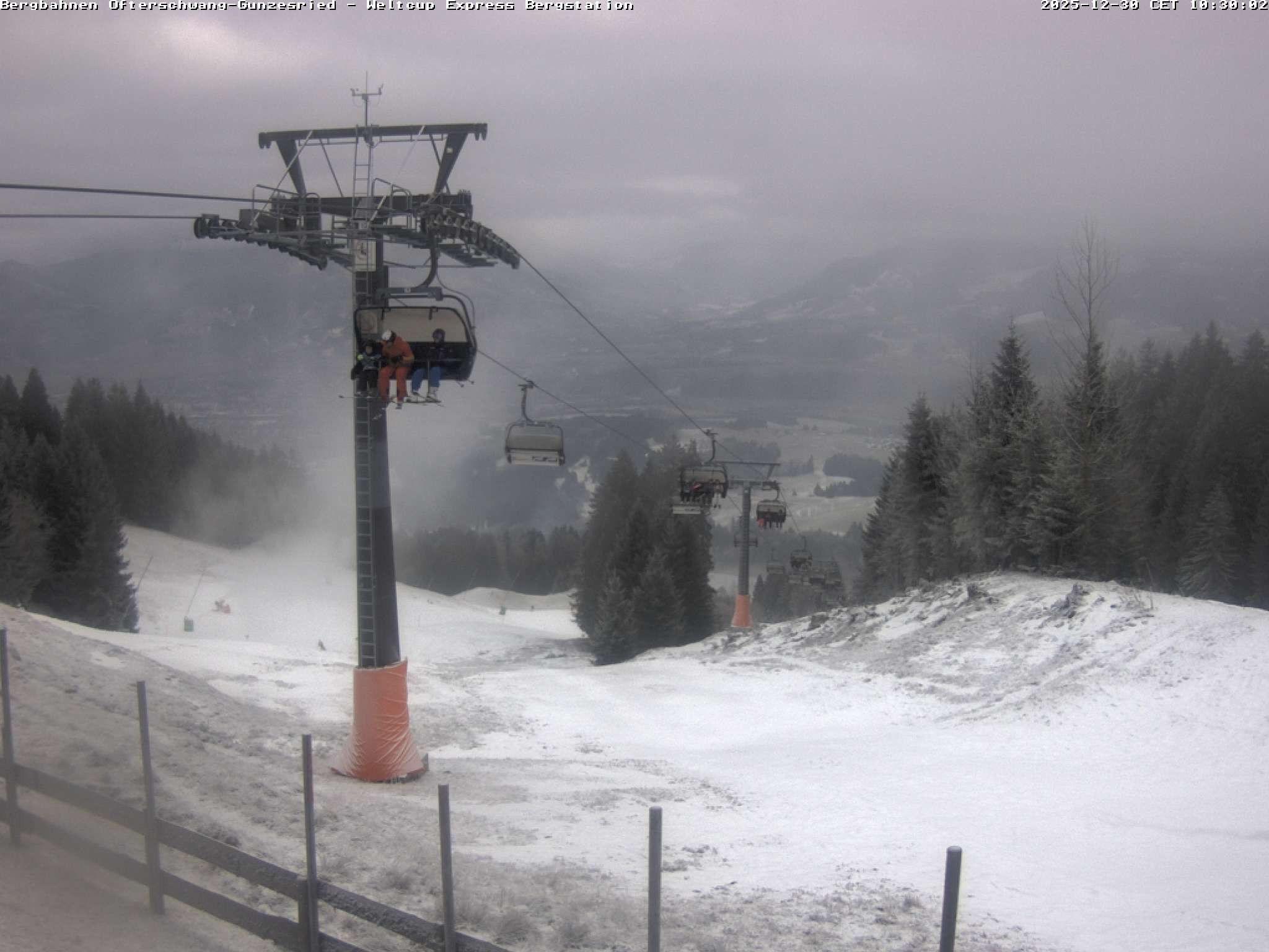 Archiv Foto Webcam Bergstation Sesselbahn Weltcup Express