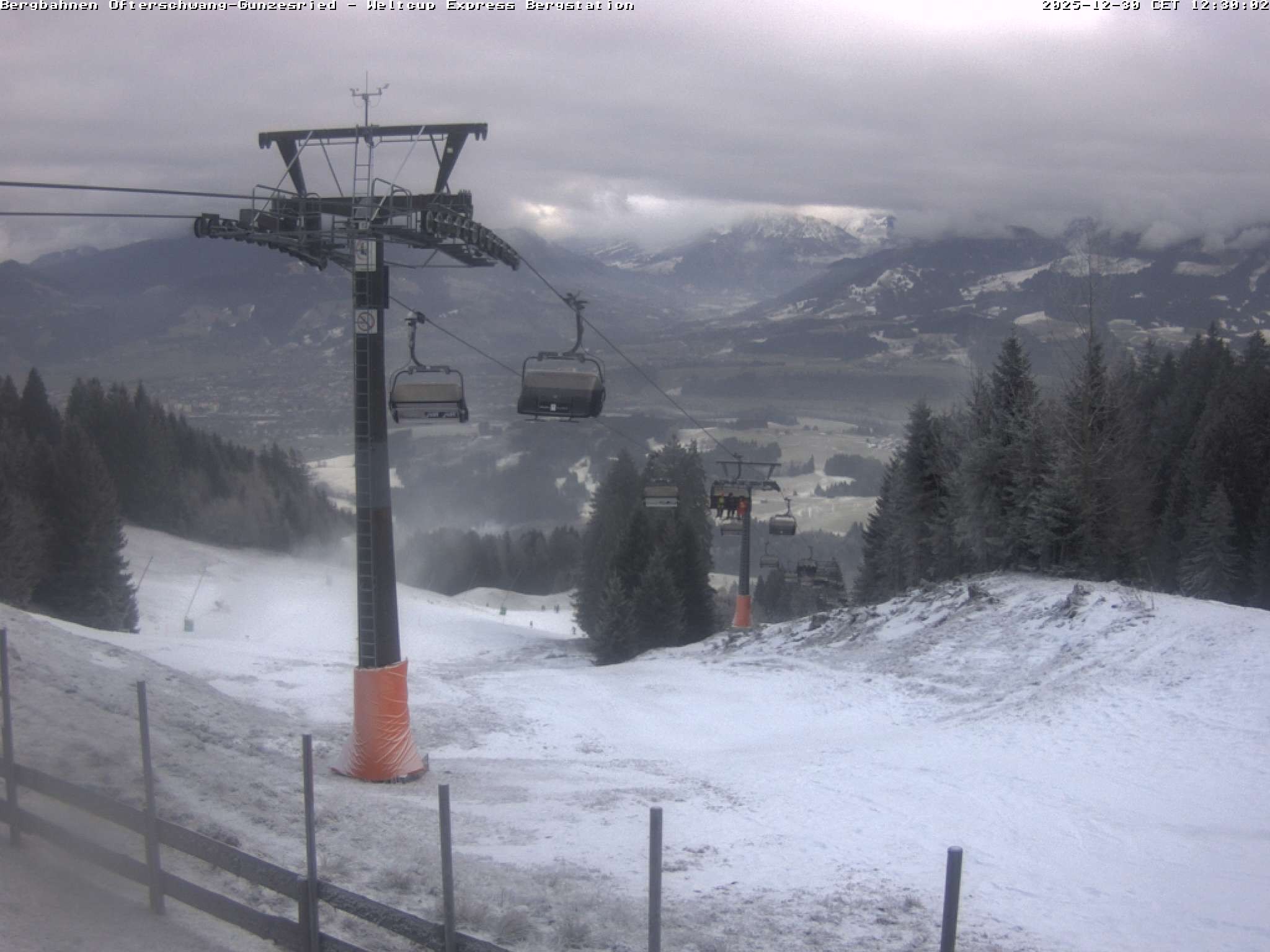 Archiv Foto Webcam Bergstation Sesselbahn Weltcup Express