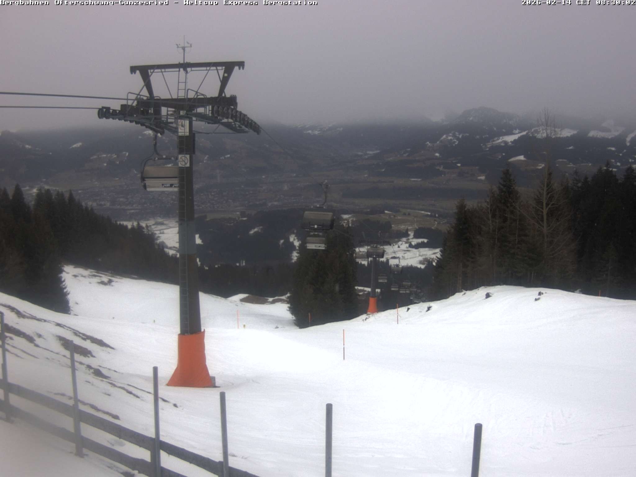 Archiv Foto Webcam Bergstation Sesselbahn Weltcup Express