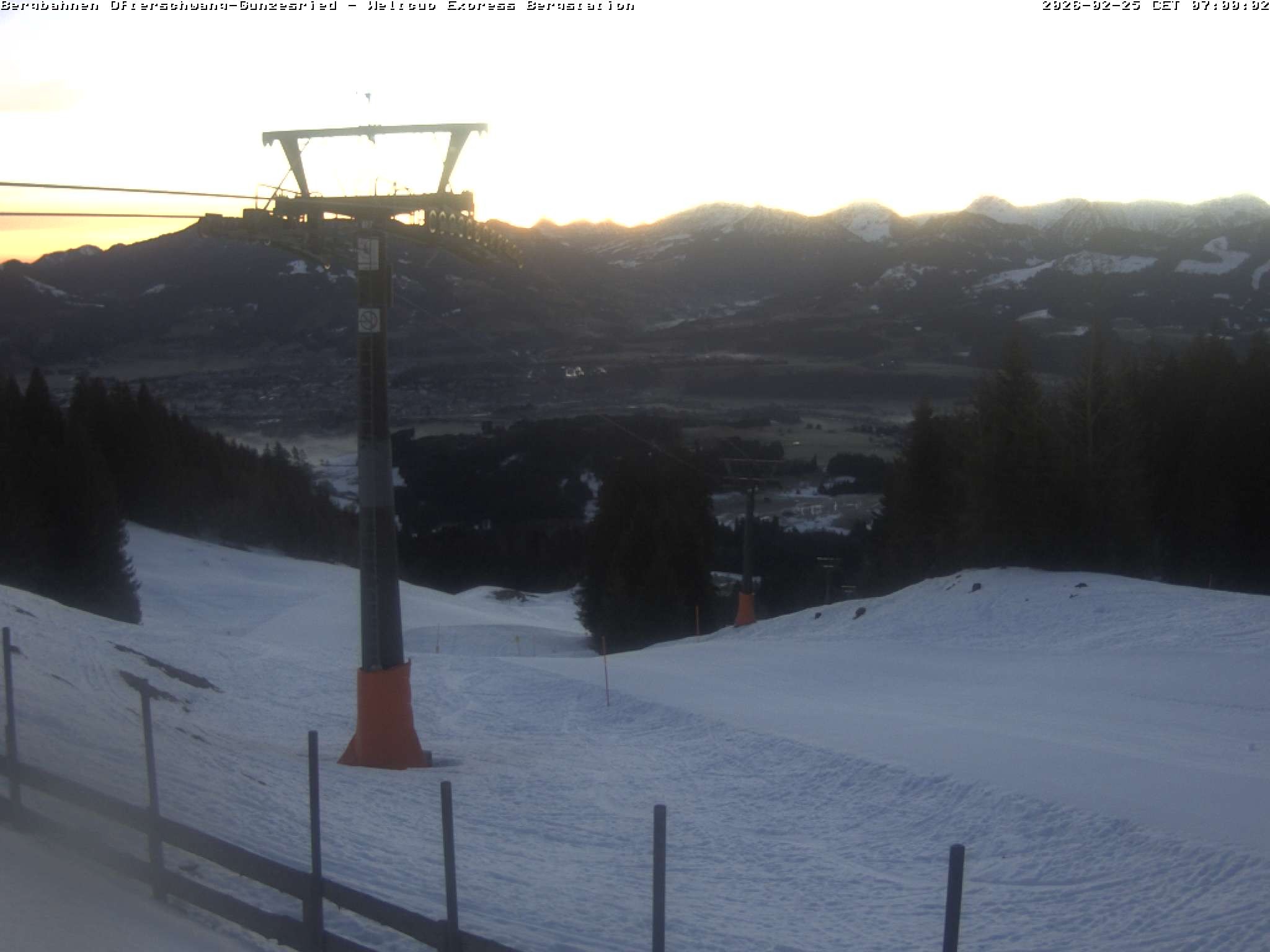 Archiv Foto Webcam Bergstation Sesselbahn Weltcup Express