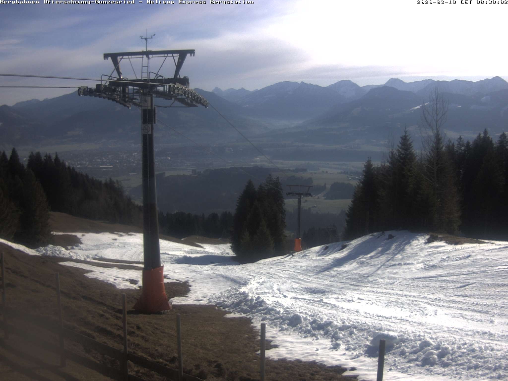 Archiv Foto Webcam Bergstation Sesselbahn Weltcup Express