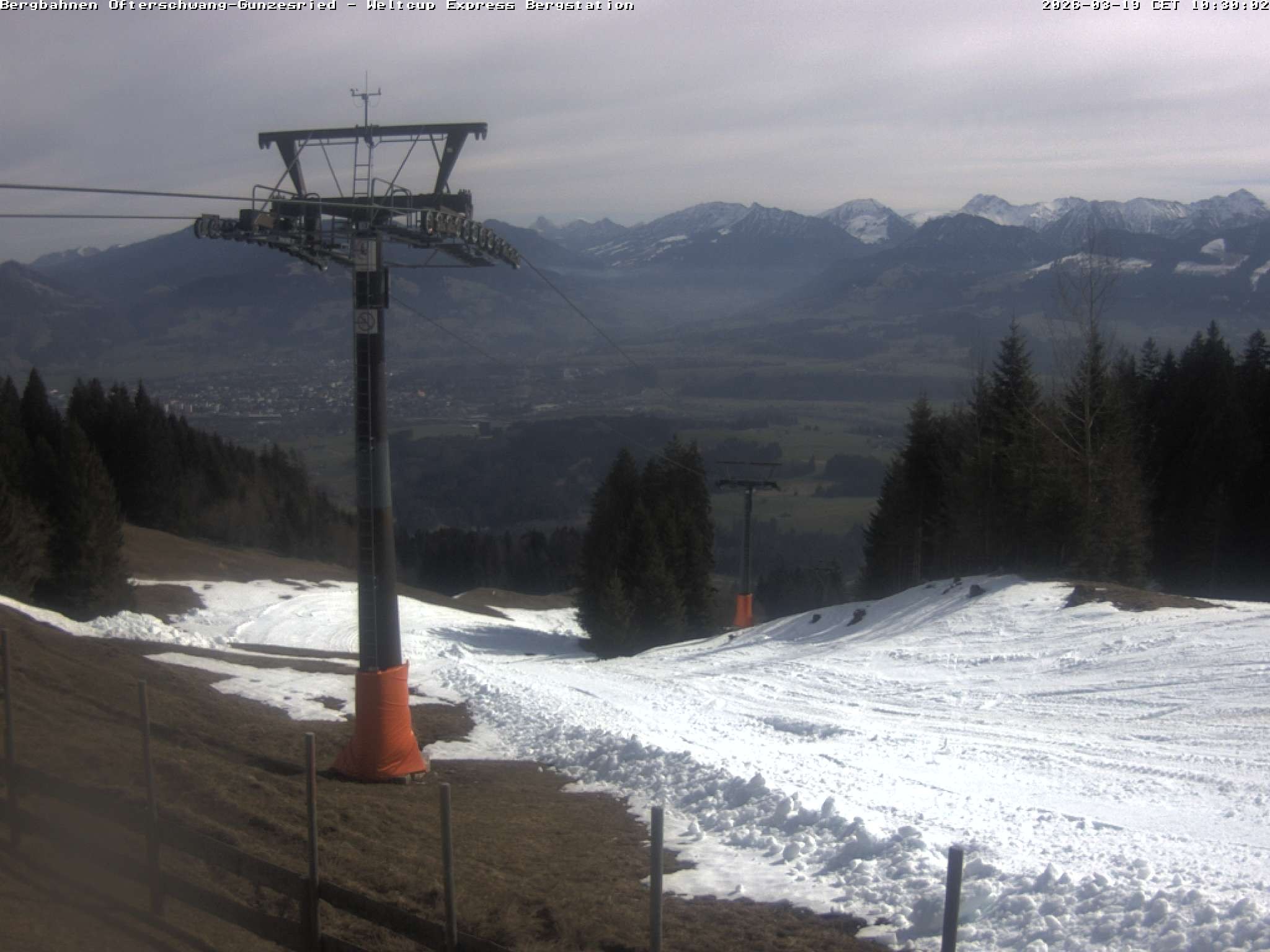 Archiv Foto Webcam Bergstation Sesselbahn Weltcup Express