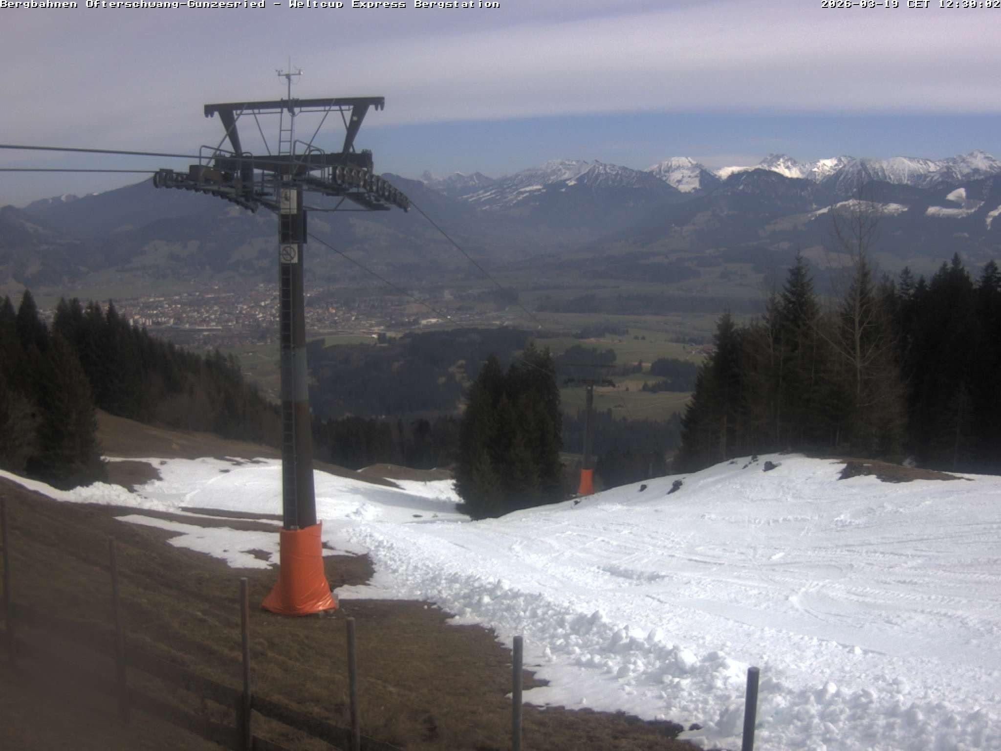 Archiv Foto Webcam Bergstation Sesselbahn Weltcup Express