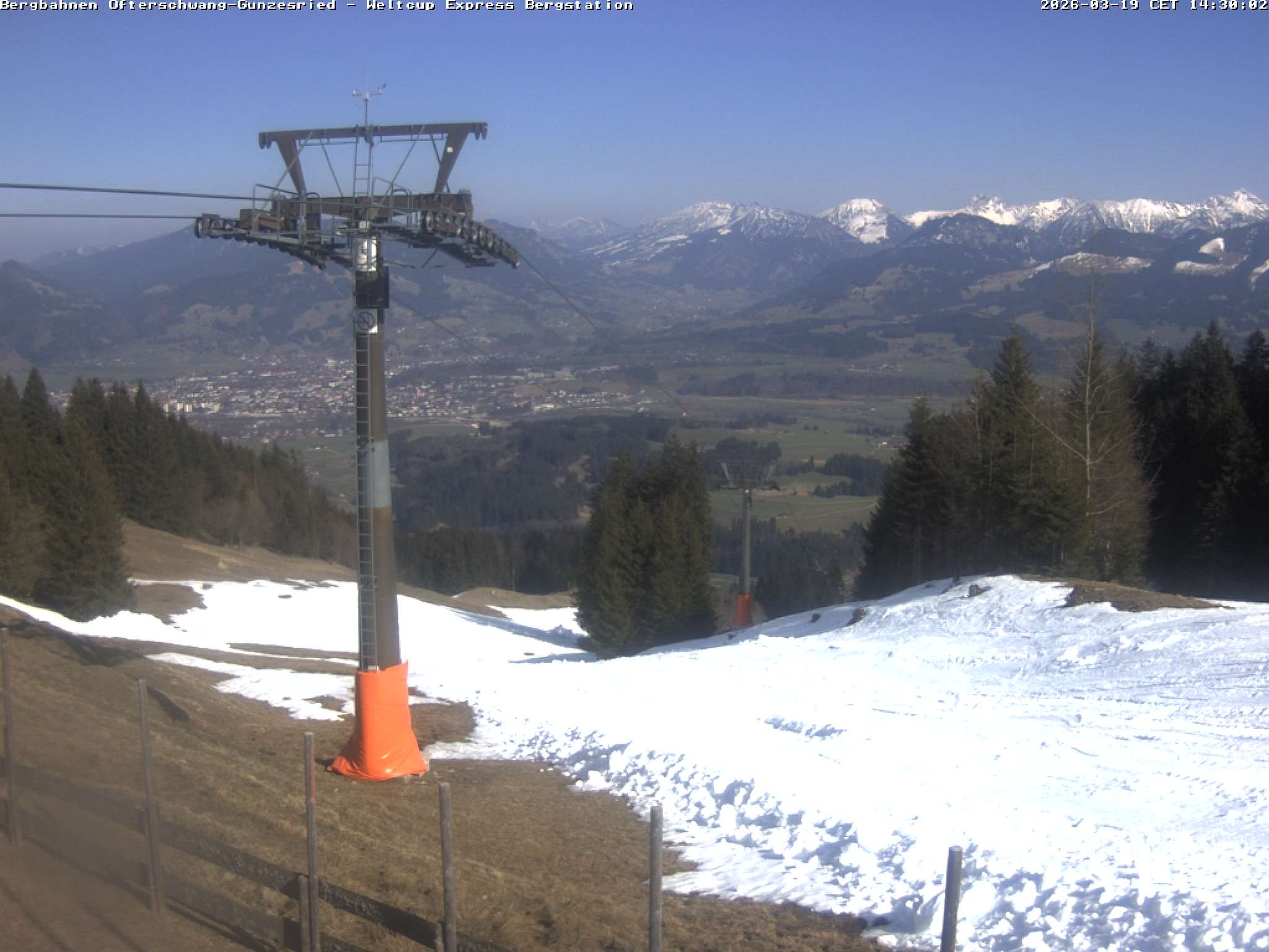 Archiv Foto Webcam Bergstation Sesselbahn Weltcup Express