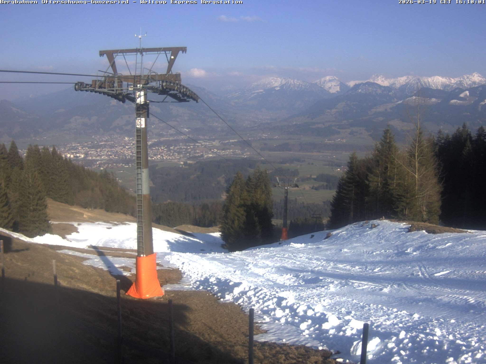 Archiv Foto Webcam Bergstation Sesselbahn Weltcup Express