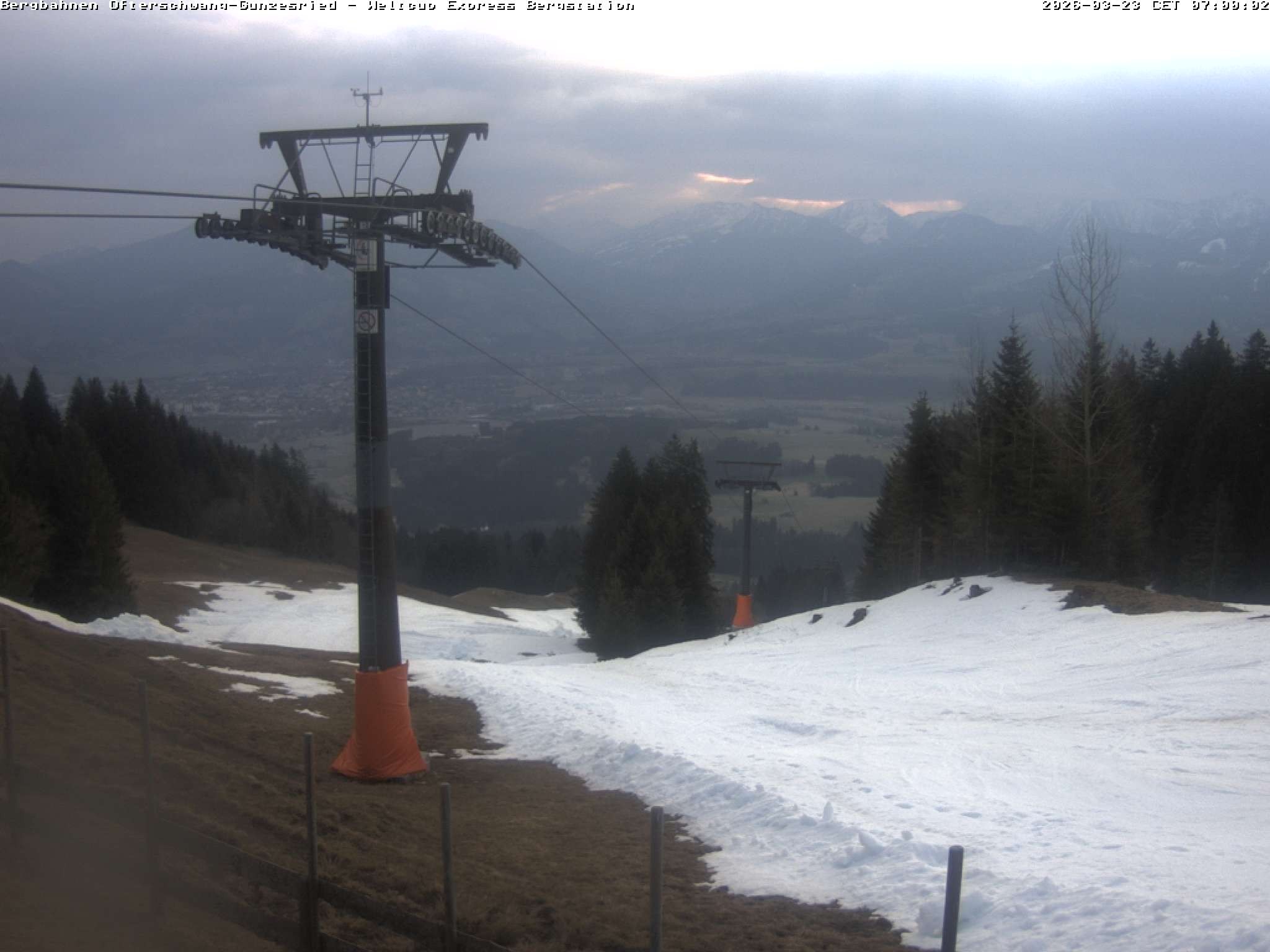 Archiv Foto Webcam Bergstation Sesselbahn Weltcup Express