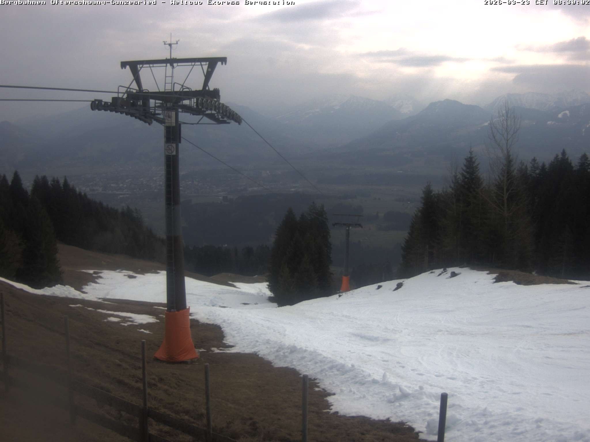 Archiv Foto Webcam Bergstation Sesselbahn Weltcup Express