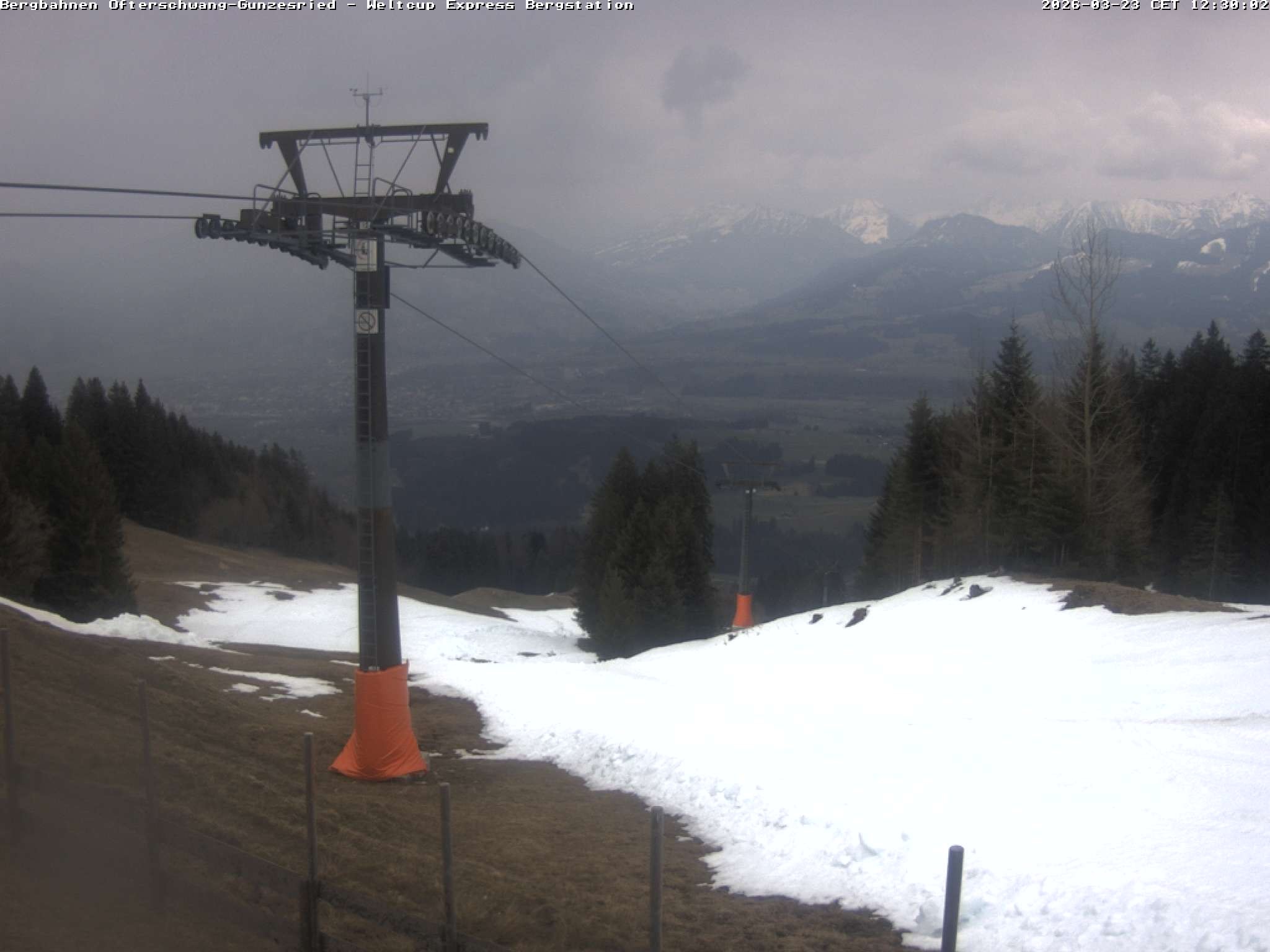 Archiv Foto Webcam Bergstation Sesselbahn Weltcup Express