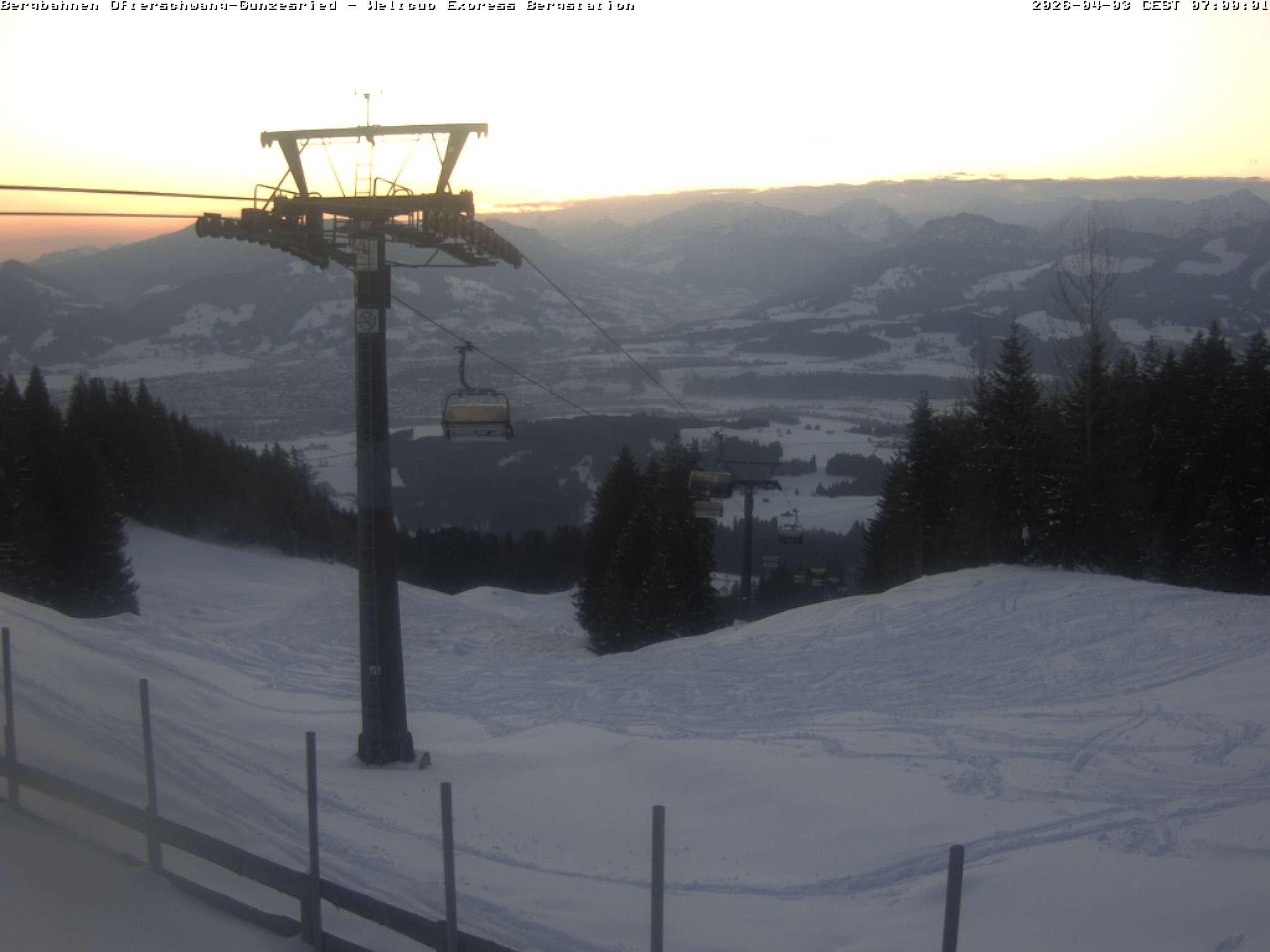 Archiv Foto Webcam Bergstation Sesselbahn Weltcup Express