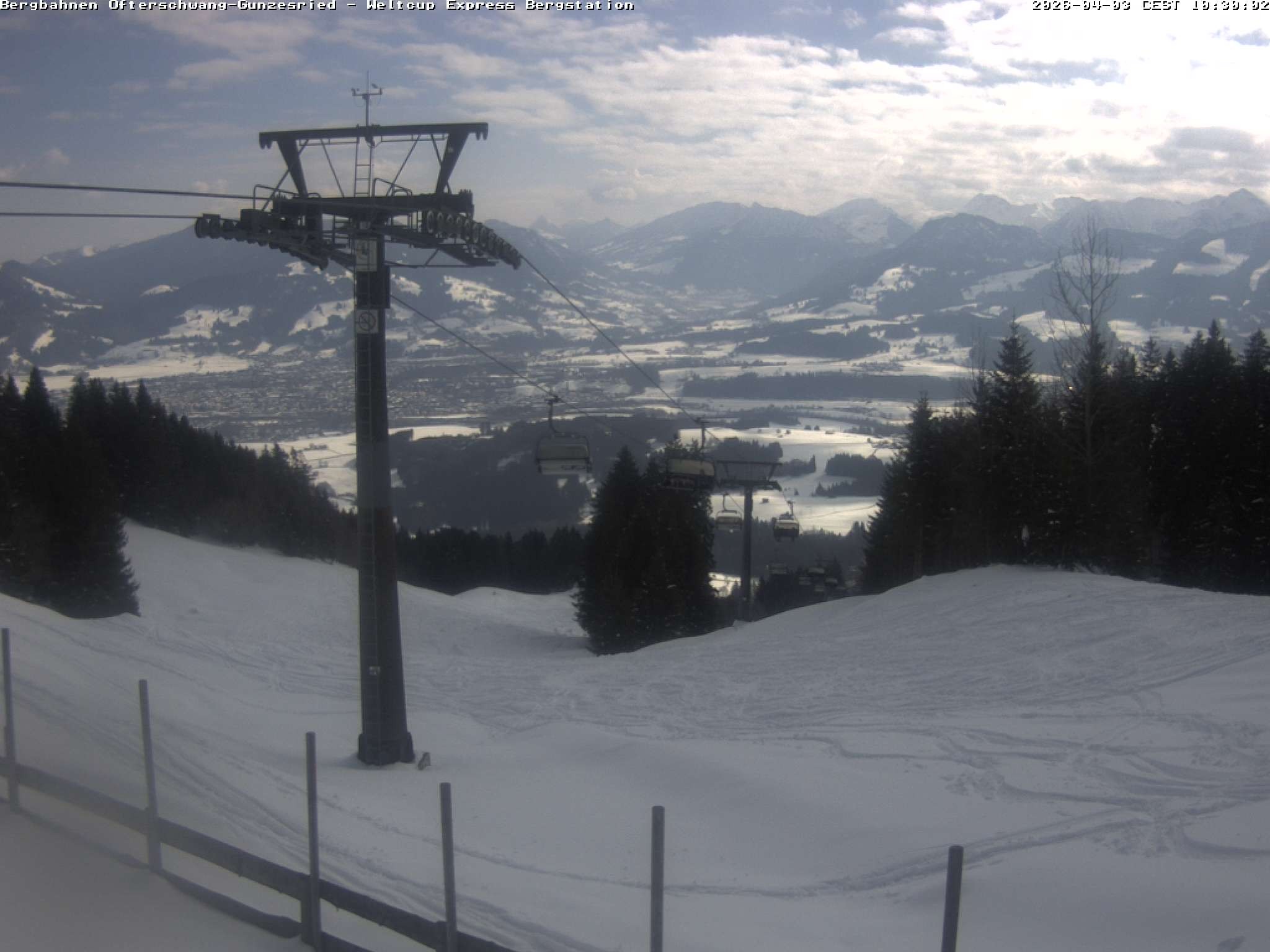 Archiv Foto Webcam Bergstation Sesselbahn Weltcup Express