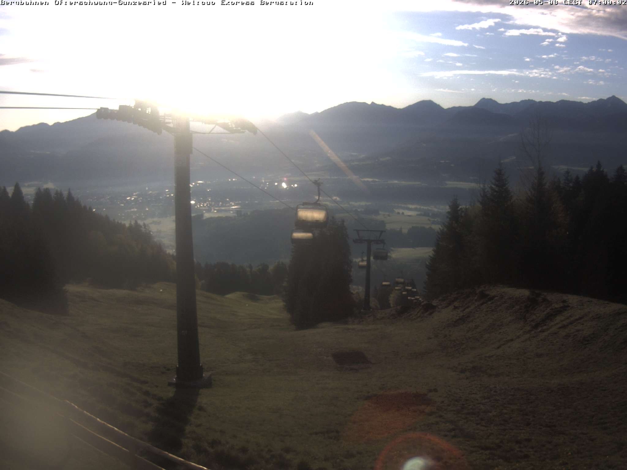 Archiv Foto Webcam Bergstation Sesselbahn Weltcup Express