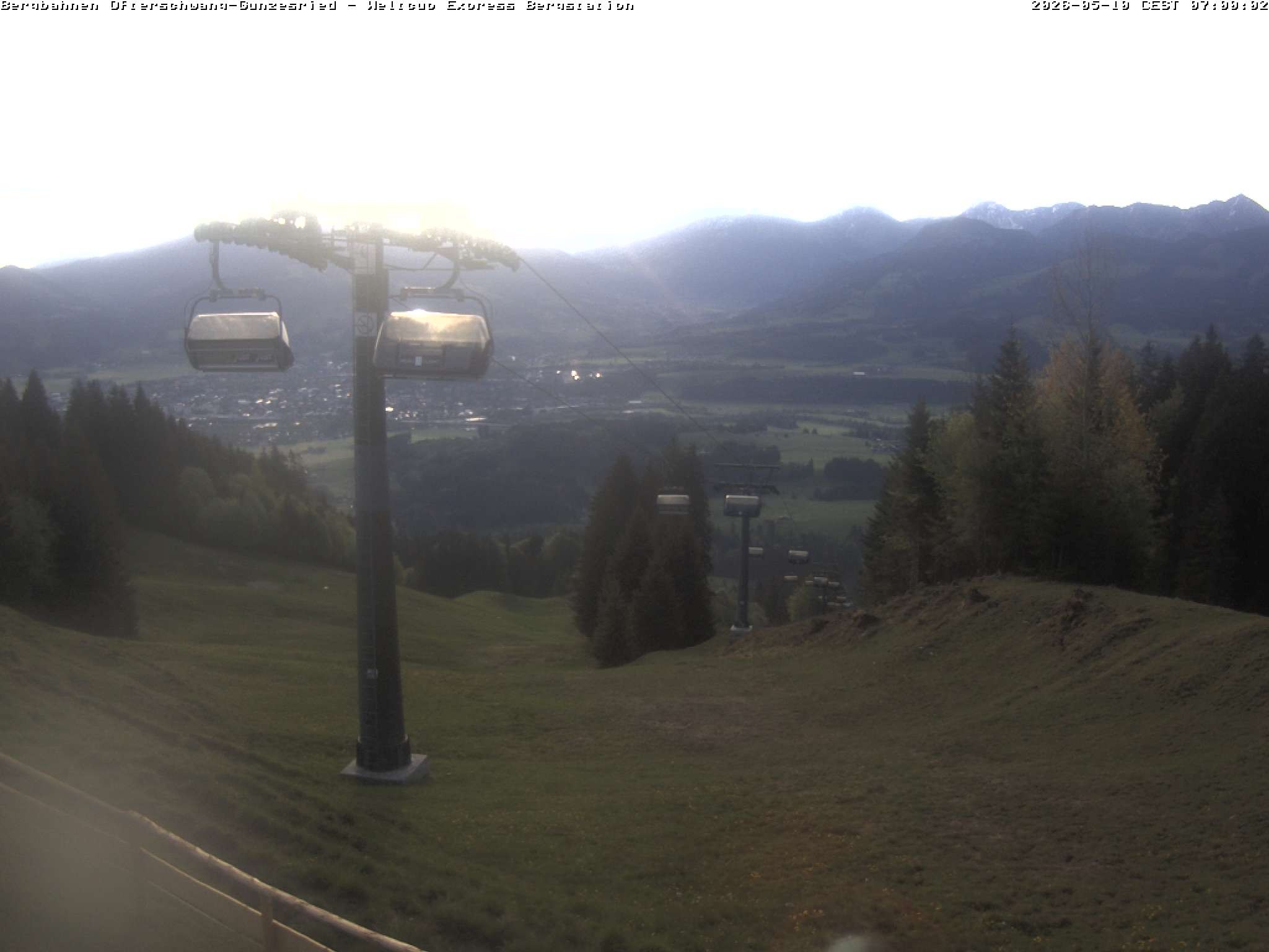 Archiv Foto Webcam Bergstation Sesselbahn Weltcup Express