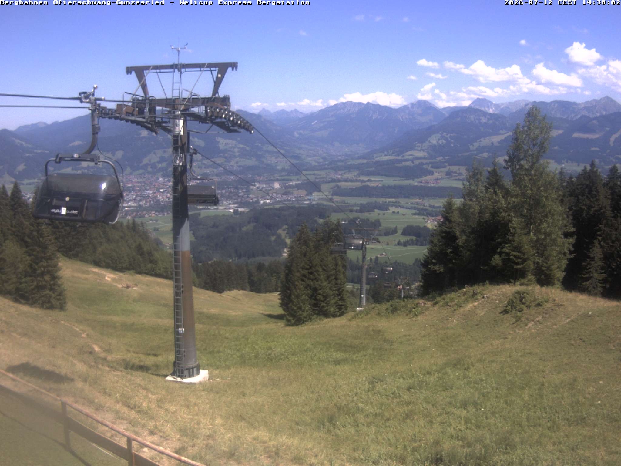 Archiv Foto Webcam Bergstation Sesselbahn Weltcup Express