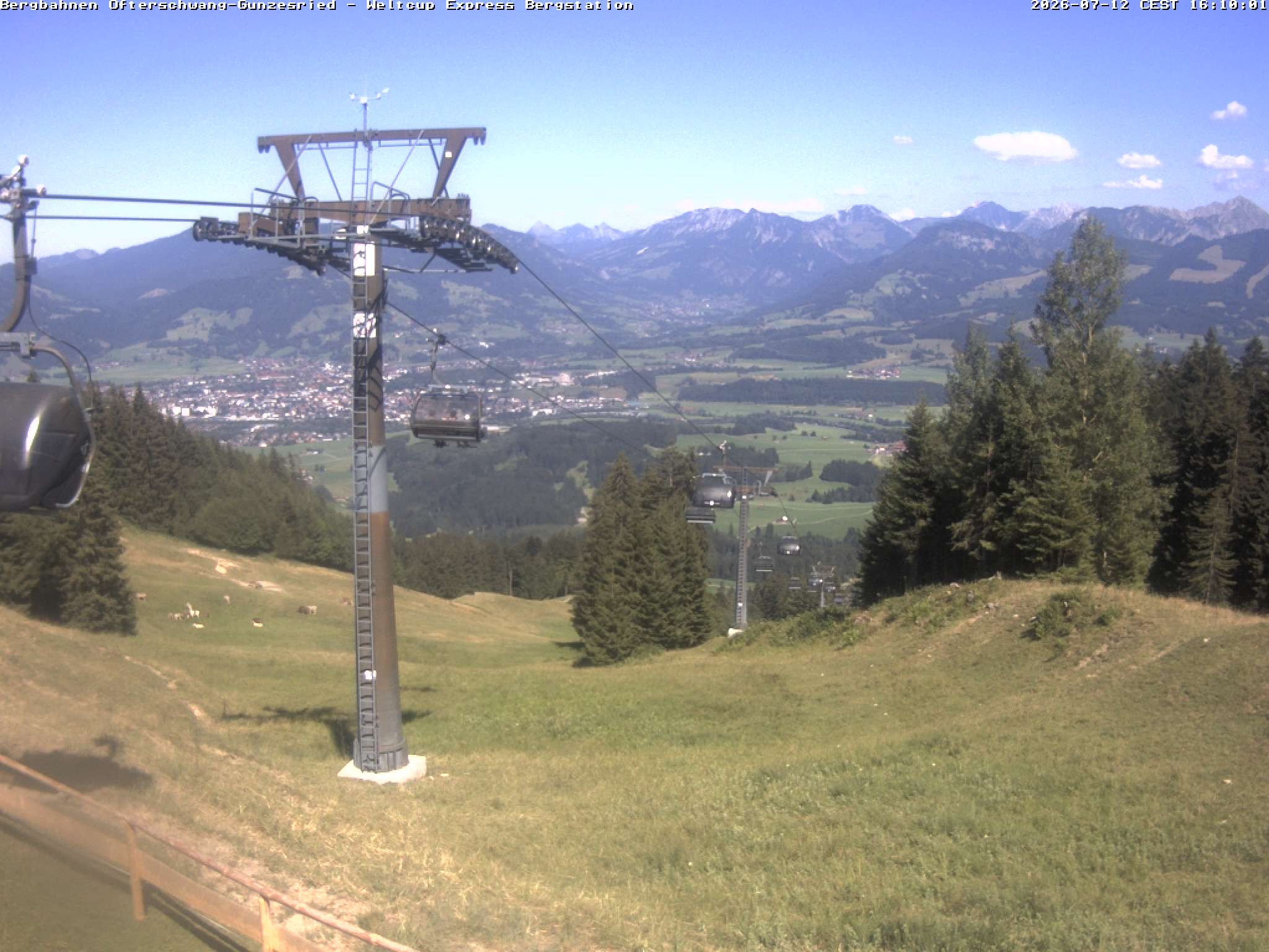 Archiv Foto Webcam Bergstation Sesselbahn Weltcup Express