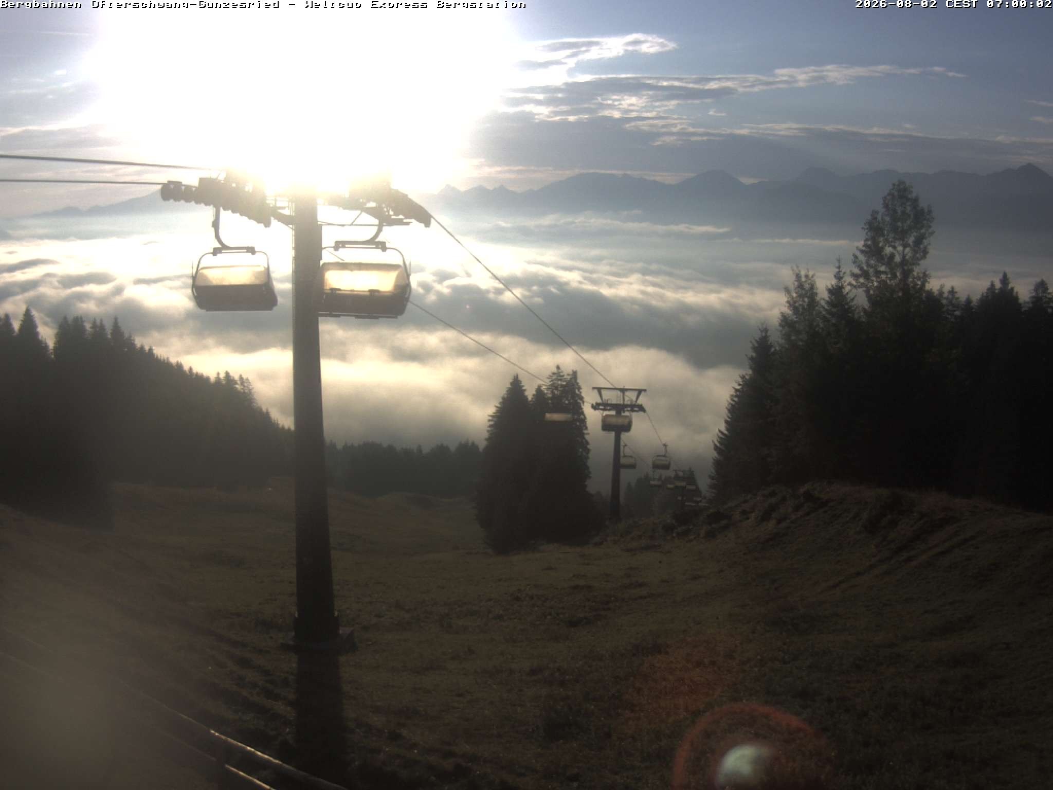 Archiv Foto Webcam Bergstation Sesselbahn Weltcup Express