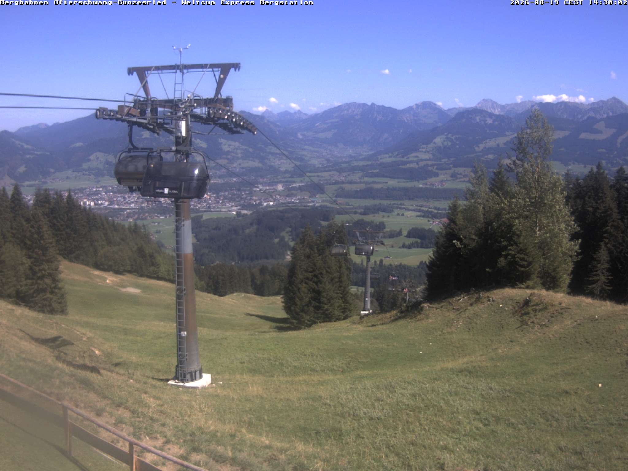 Archiv Foto Webcam Bergstation Sesselbahn Weltcup Express