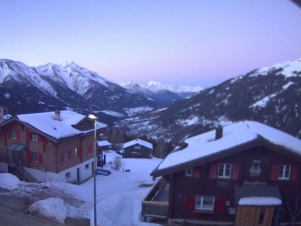 Archived image Webcam Bellwald, tourism association "Bellwald TOurismus"