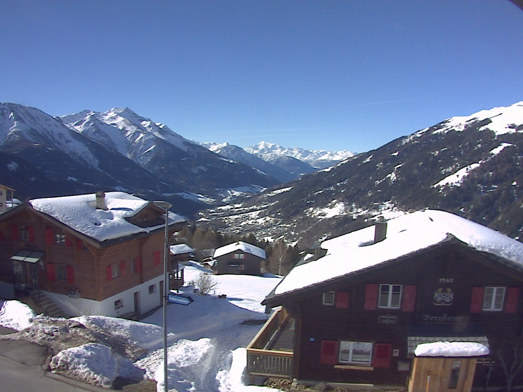 Archived image Webcam Bellwald, tourism association "Bellwald TOurismus"