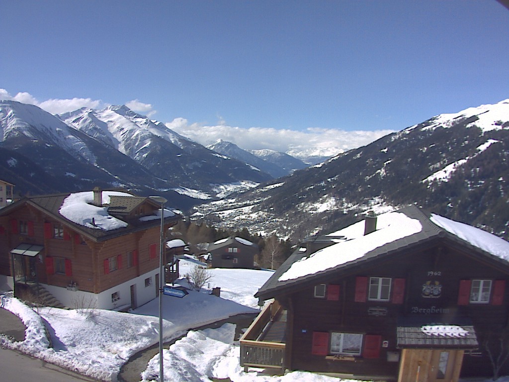 Archived image Webcam Bellwald, tourism association "Bellwald TOurismus"