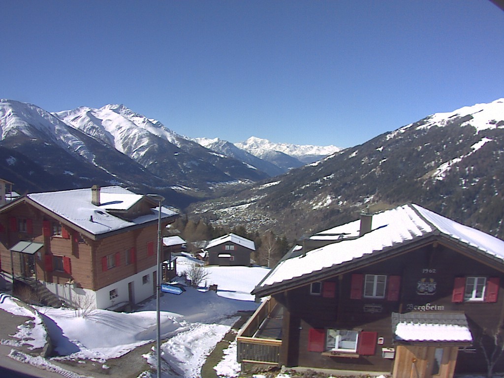 Archived image Webcam Bellwald, tourism association "Bellwald TOurismus"