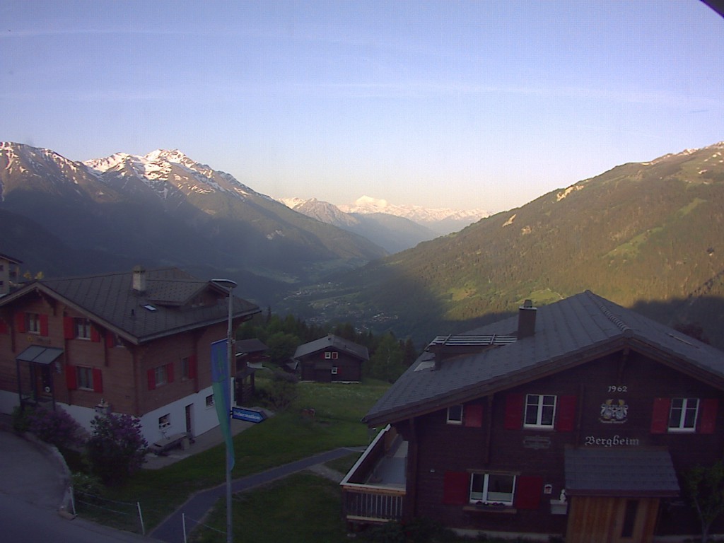 Archived image Webcam Bellwald, tourism association "Bellwald TOurismus"