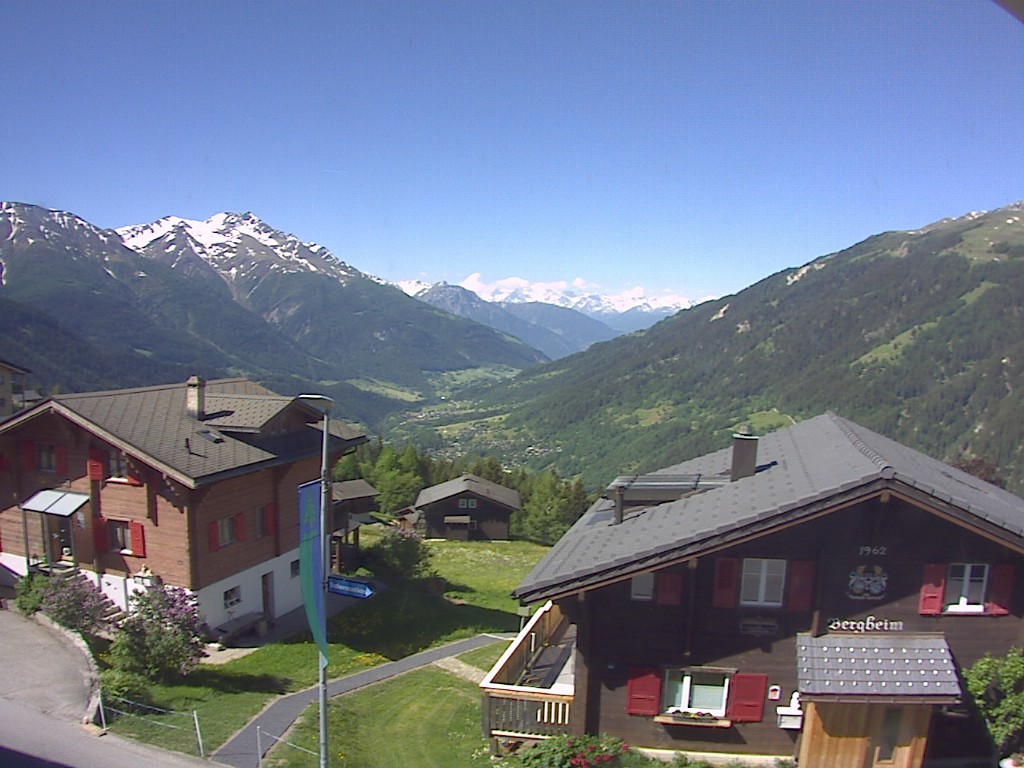 Archived image Webcam Bellwald, tourism association "Bellwald TOurismus"