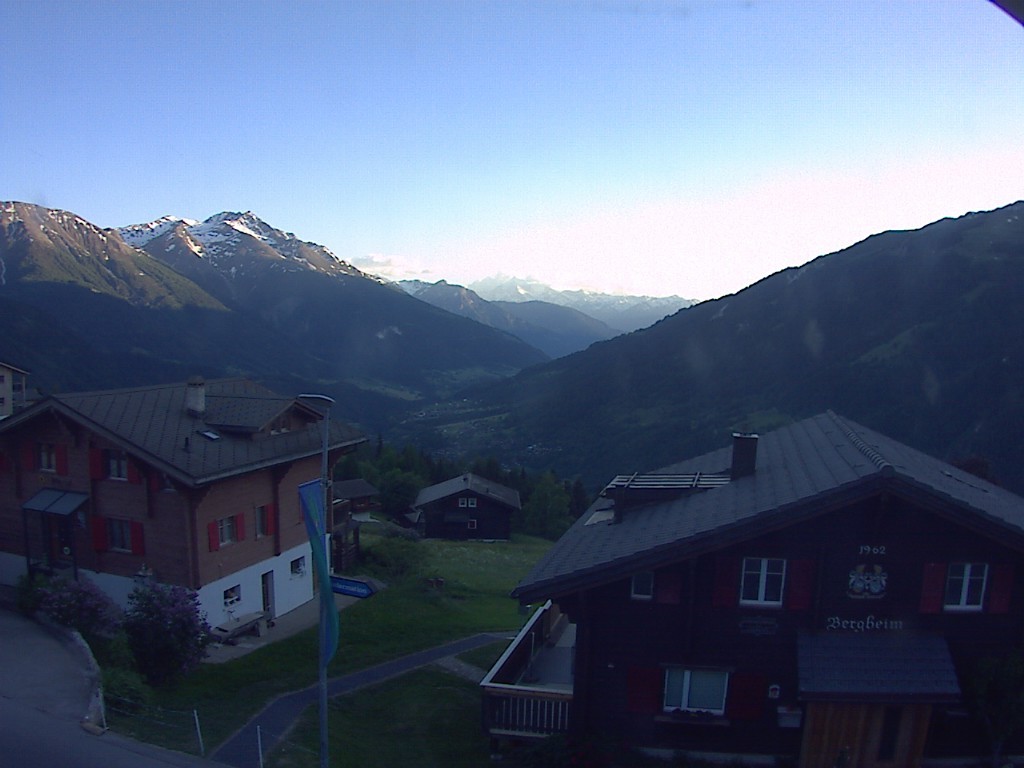 Archived image Webcam Bellwald, tourism association "Bellwald TOurismus"