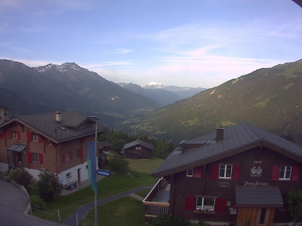 Archived image Webcam Bellwald, tourism association "Bellwald TOurismus"
