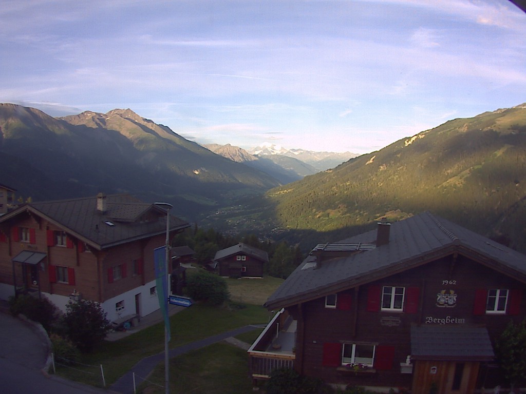 Archived image Webcam Bellwald, tourism association "Bellwald TOurismus"