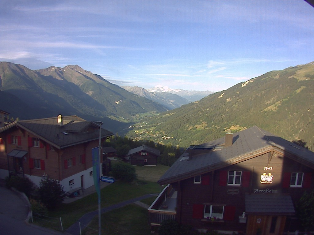 Archived image Webcam Bellwald, tourism association "Bellwald TOurismus"