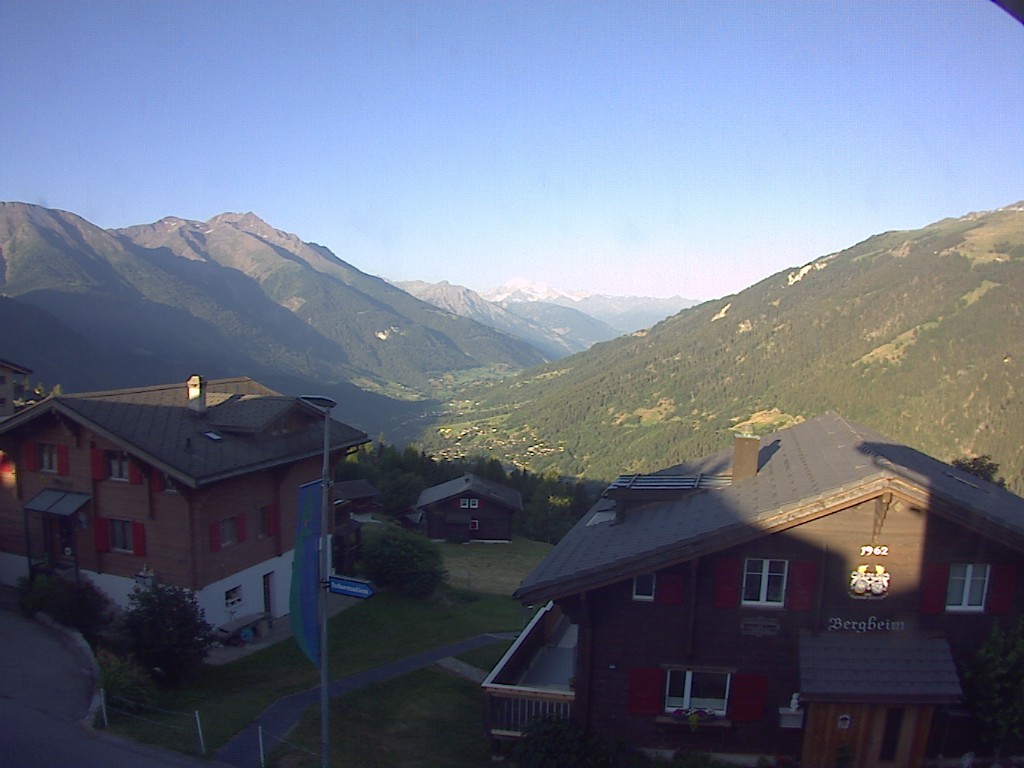 Archived image Webcam Bellwald, tourism association "Bellwald TOurismus"