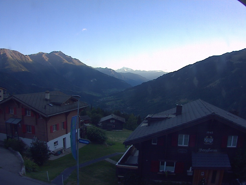 Archived image Webcam Bellwald, tourism association "Bellwald TOurismus"