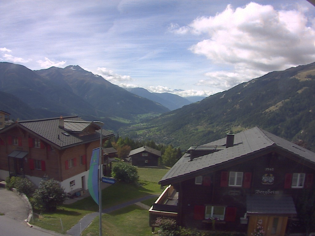 Archived image Webcam Bellwald, tourism association "Bellwald TOurismus"