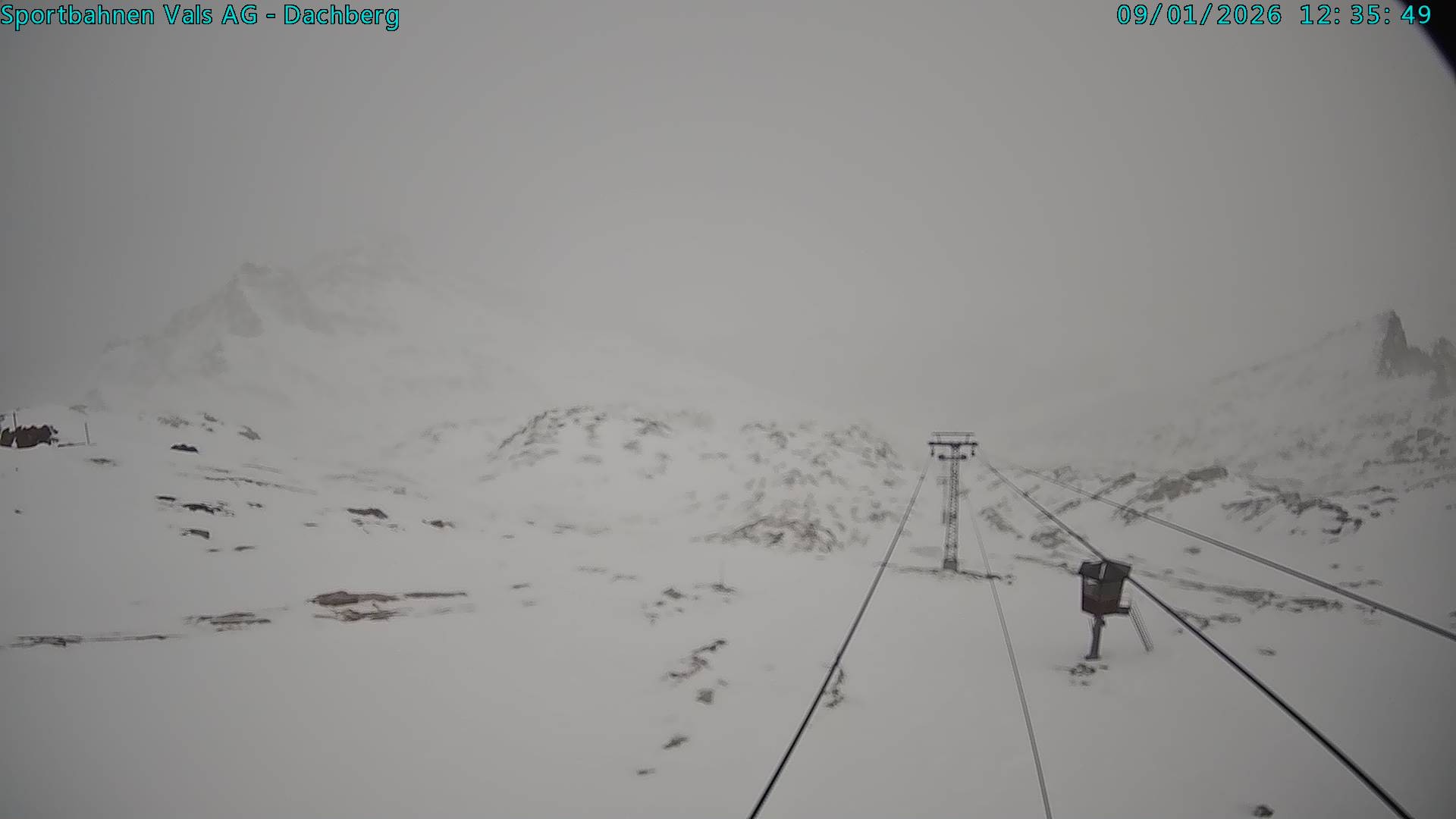 Archiv Foto Webcam Vals 3000: Dachberg