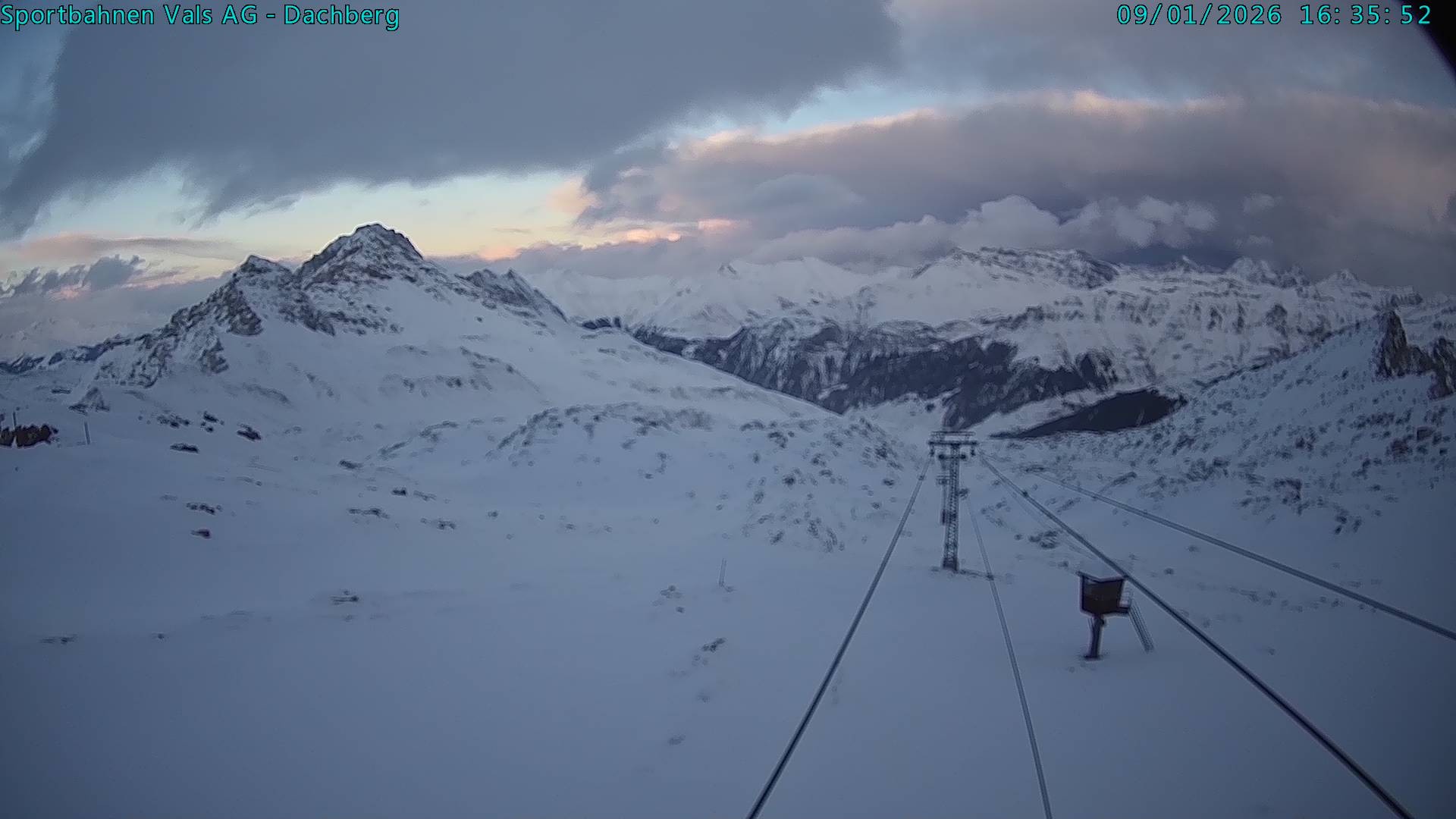 Archiv Foto Webcam Vals 3000: Dachberg