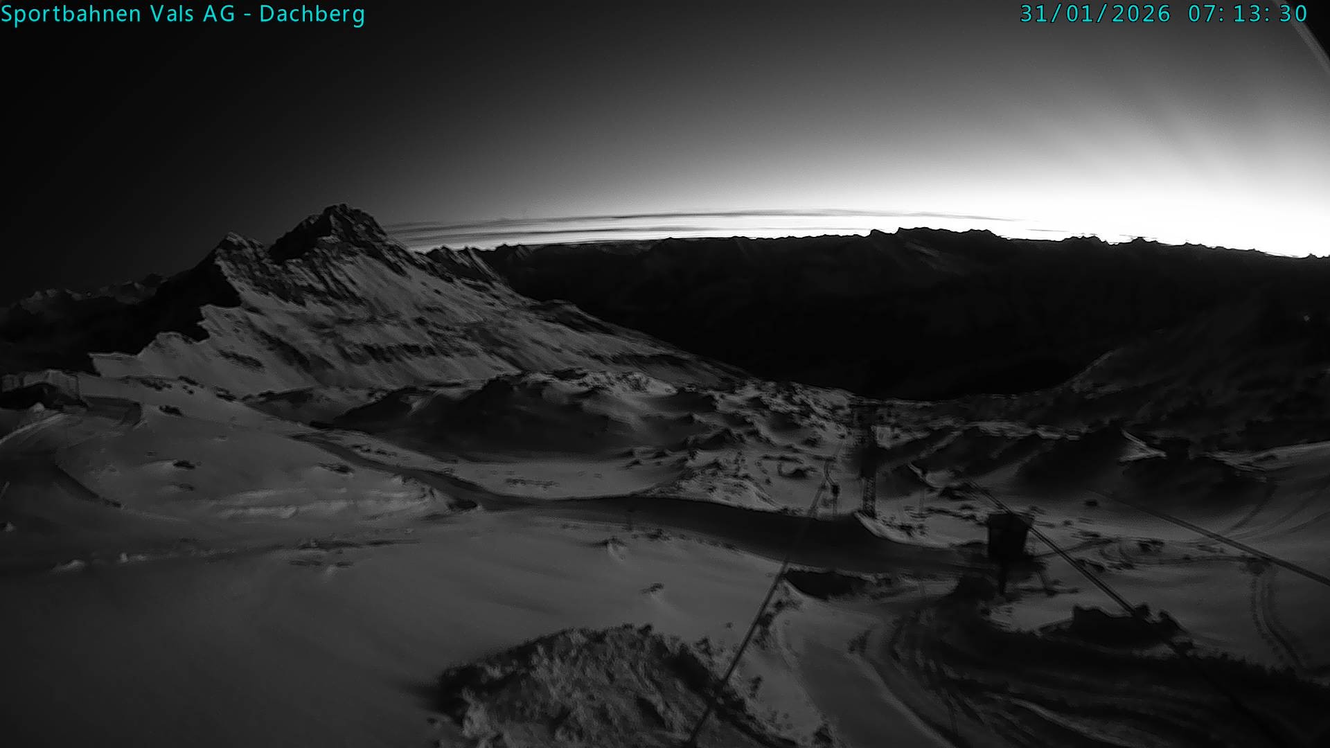 Archived image Webcam Vals 3000: Dachberg