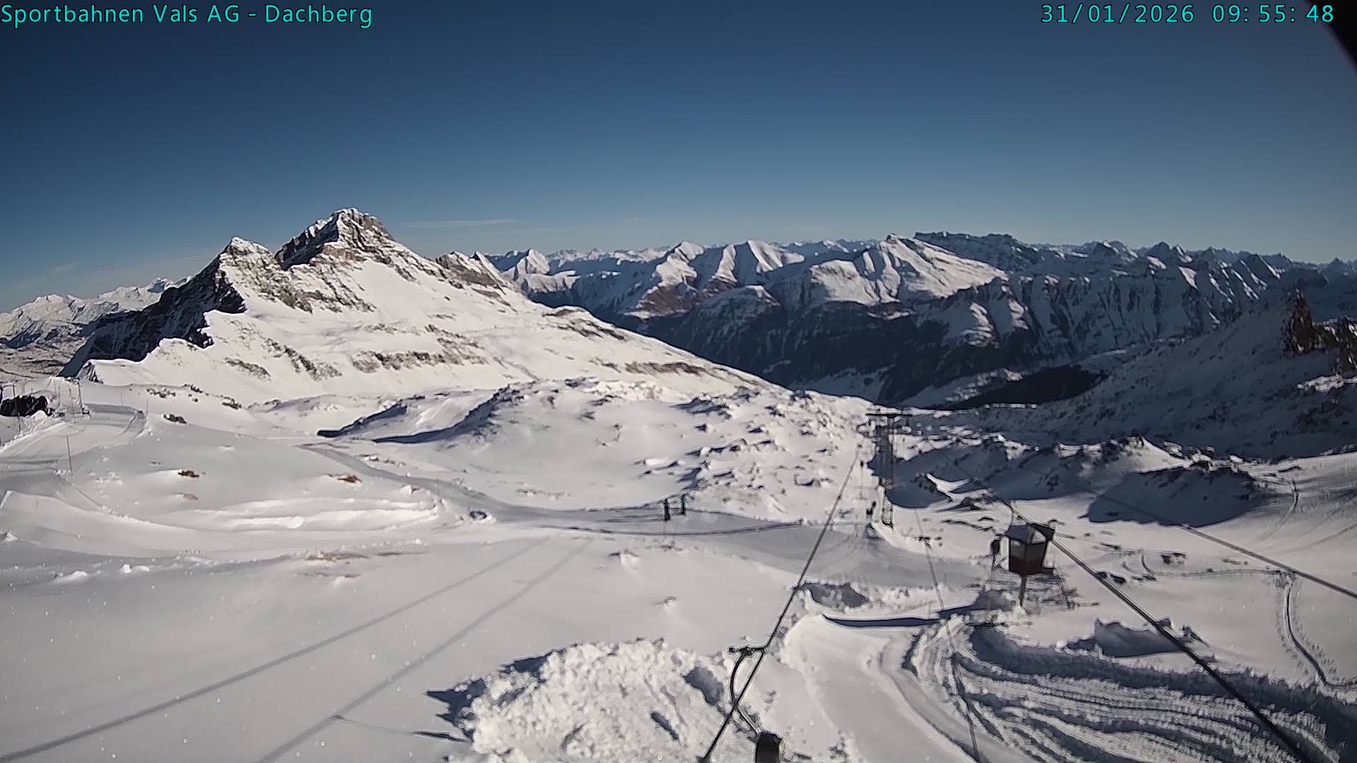 Archiv Foto Webcam Vals 3000: Dachberg