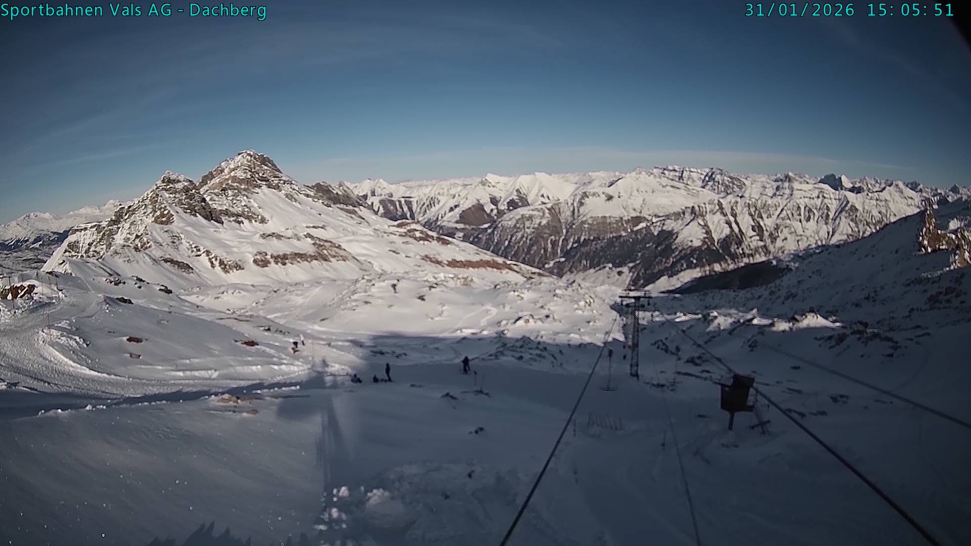 Archiv Foto Webcam Vals 3000: Dachberg