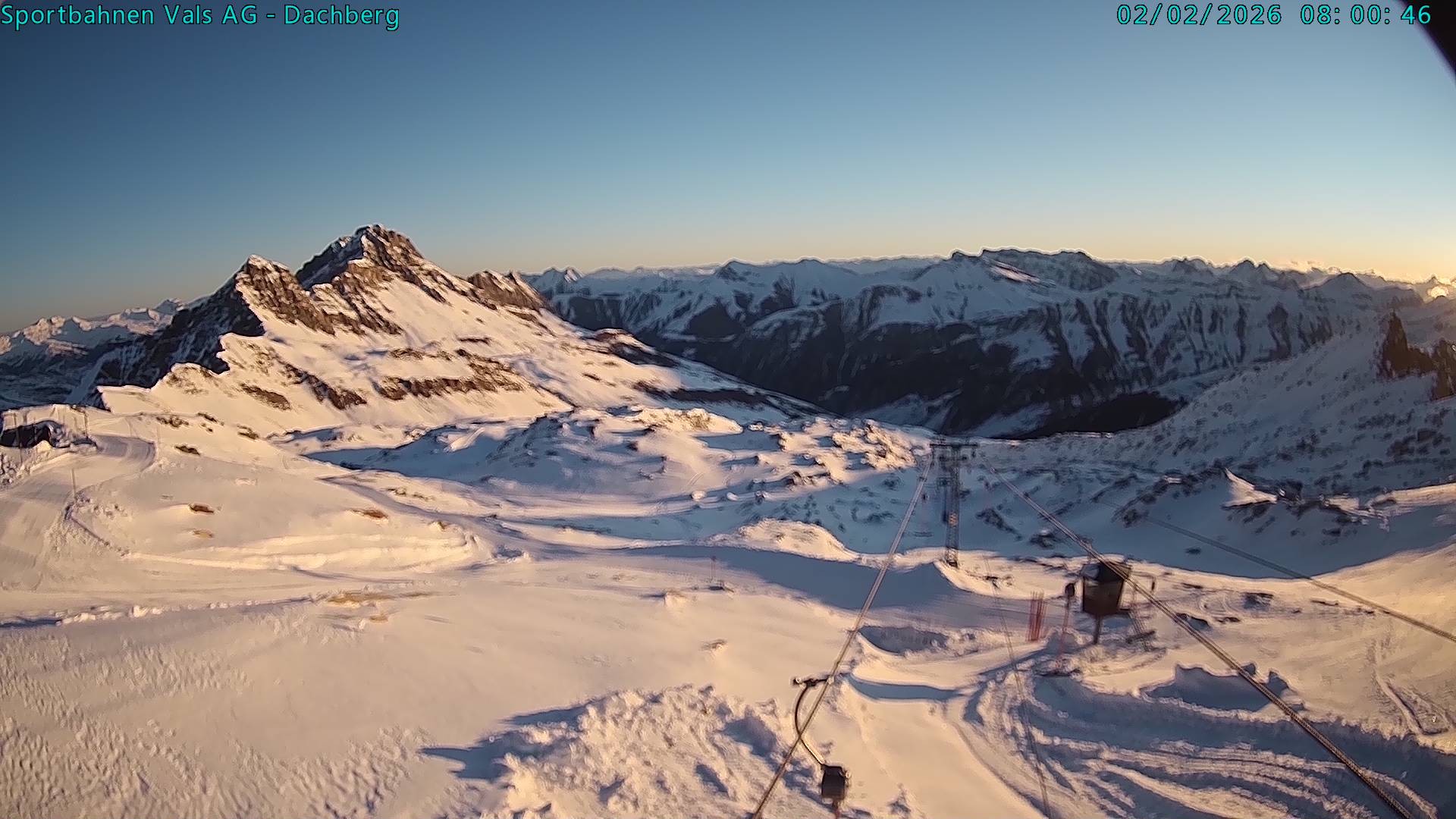 Archiv Foto Webcam Vals 3000: Dachberg