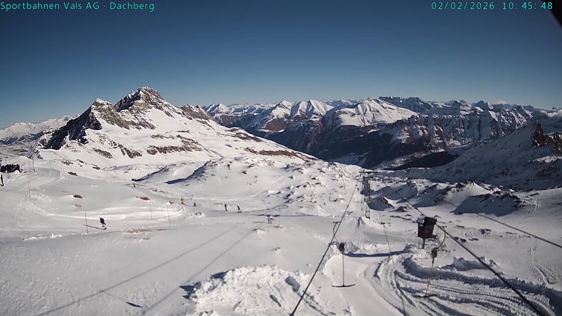 Archiv Foto Webcam Vals 3000: Dachberg