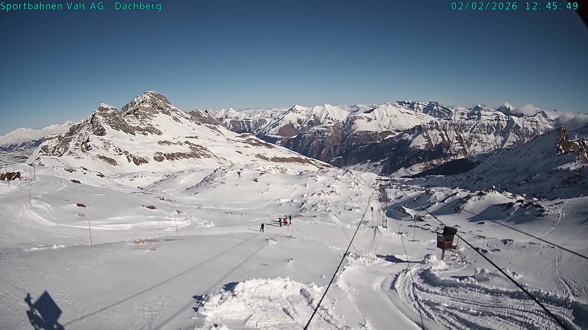 Archiv Foto Webcam Vals 3000: Dachberg