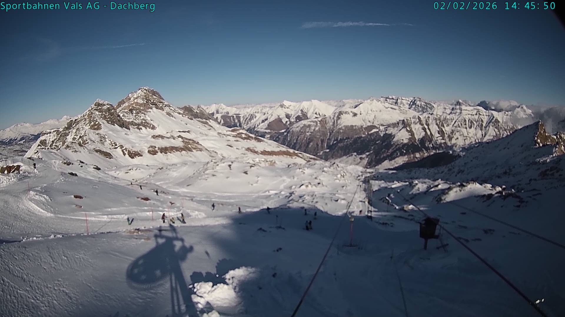 Archiv Foto Webcam Vals 3000: Dachberg