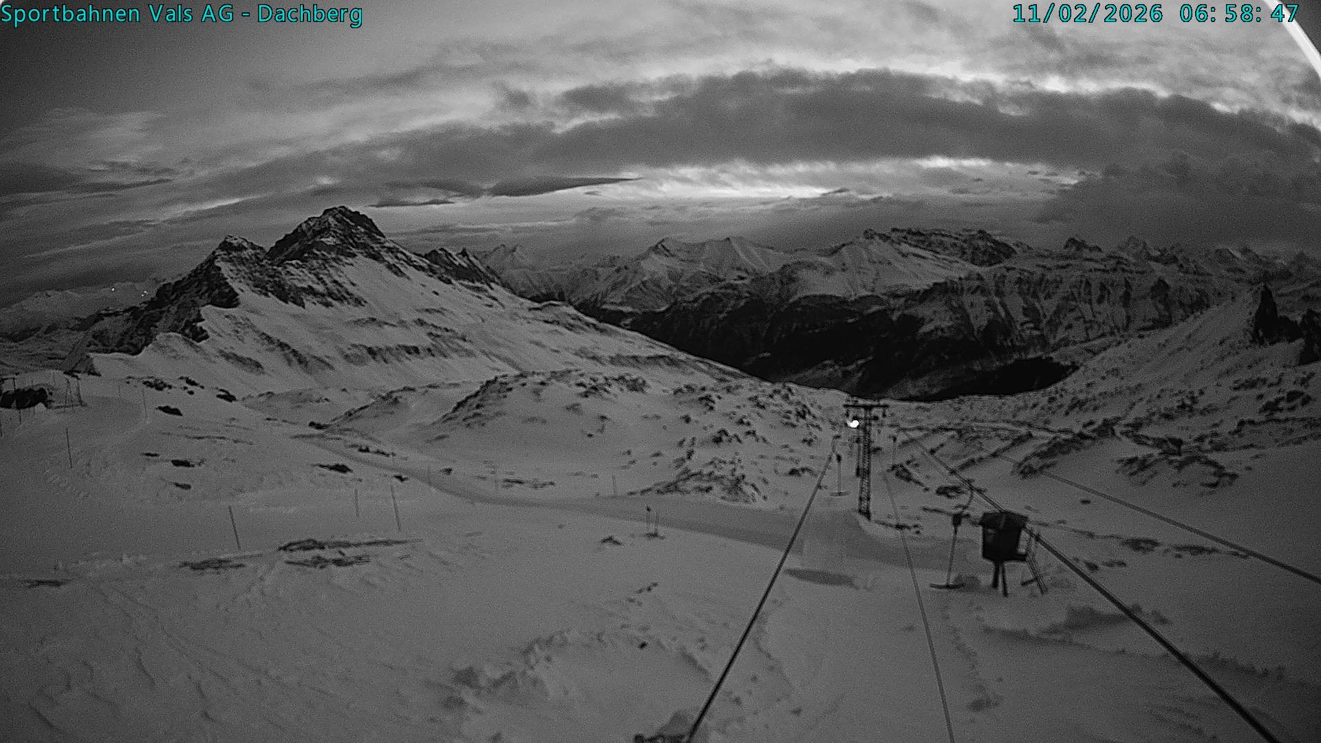 Archiv Foto Webcam Vals 3000: Dachberg