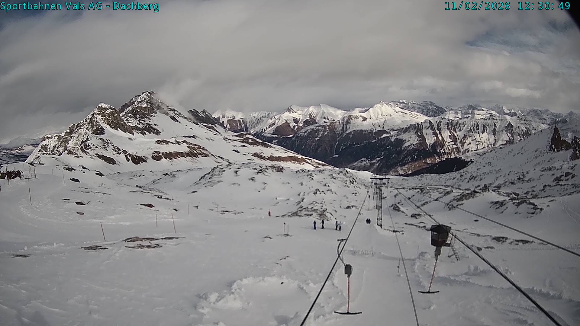 Archiv Foto Webcam Vals 3000: Dachberg