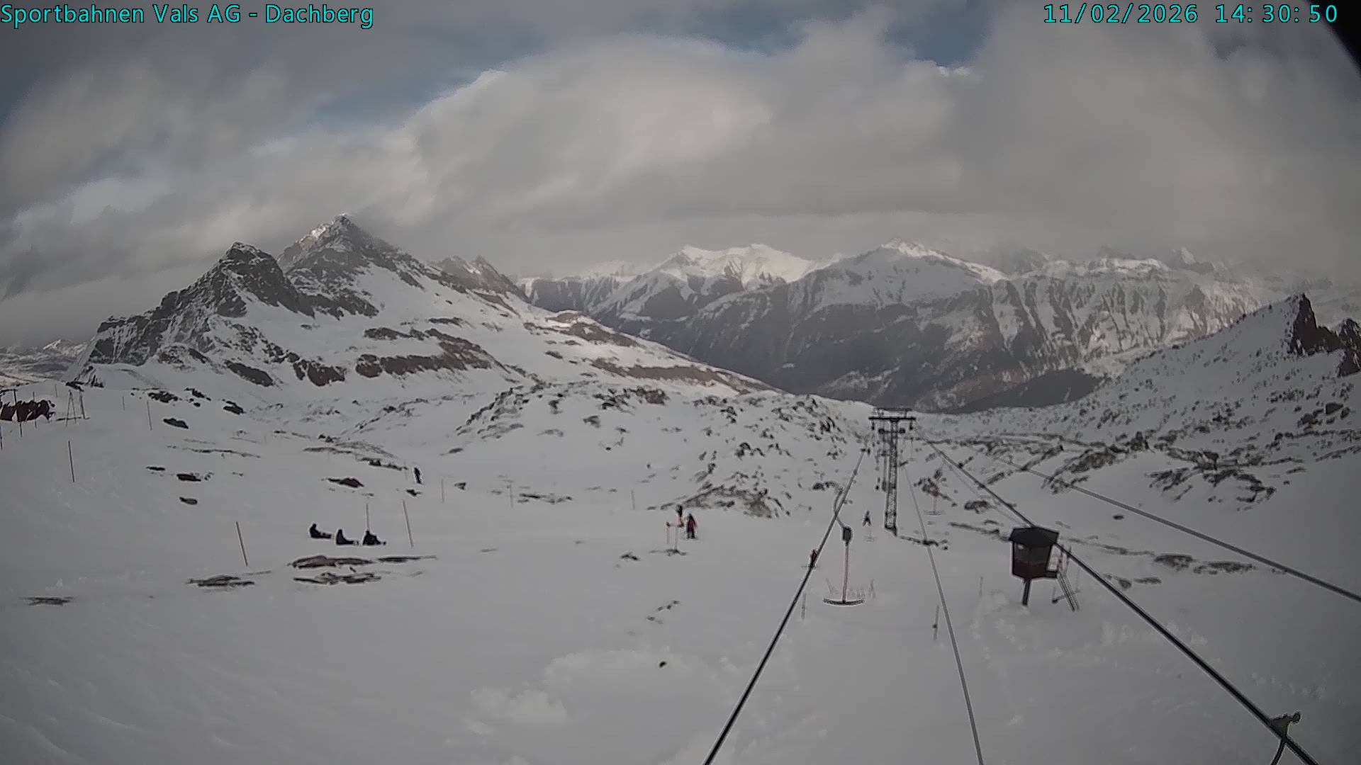 Archiv Foto Webcam Vals 3000: Dachberg
