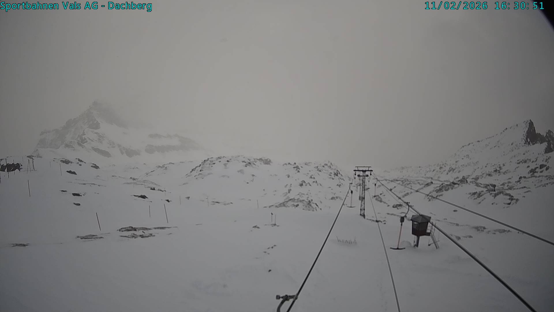 Archiv Foto Webcam Vals 3000: Dachberg