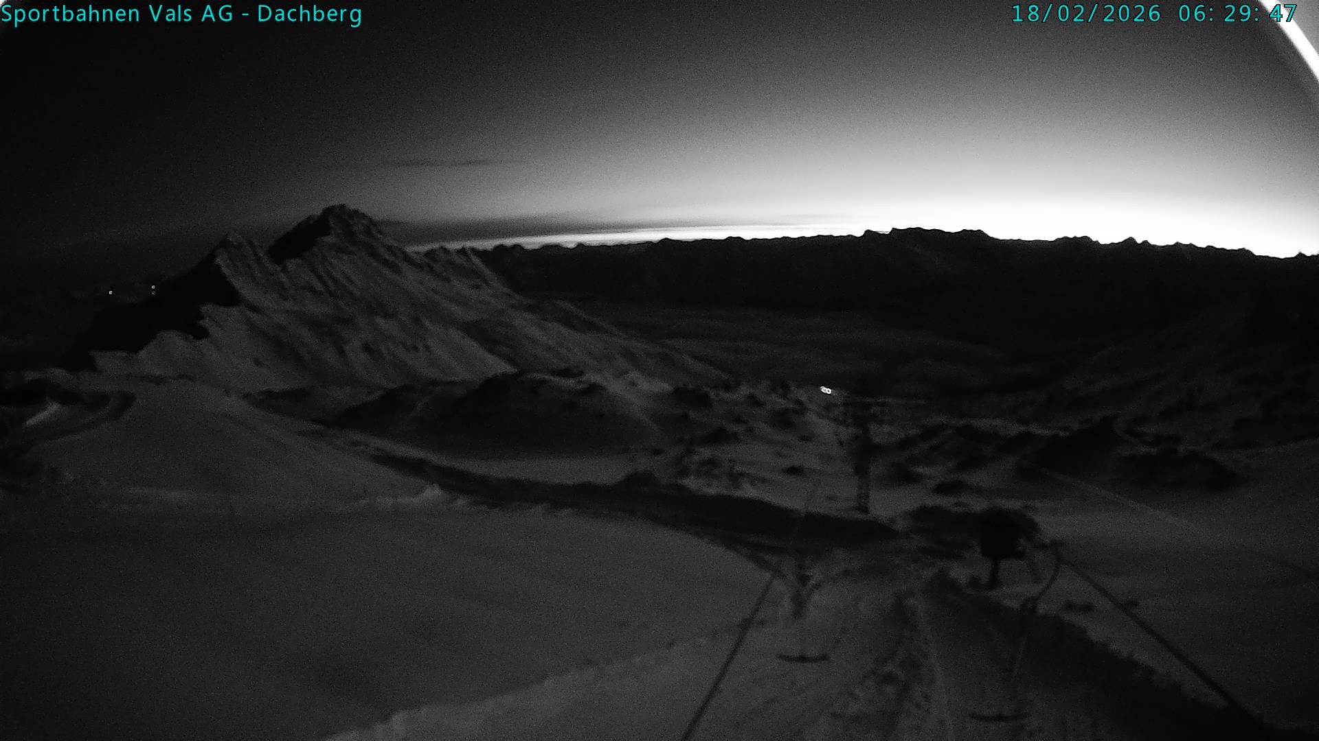 Archiv Foto Webcam Vals 3000: Dachberg