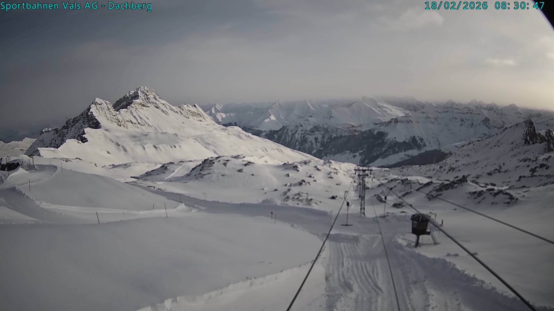 Archiv Foto Webcam Vals 3000: Dachberg