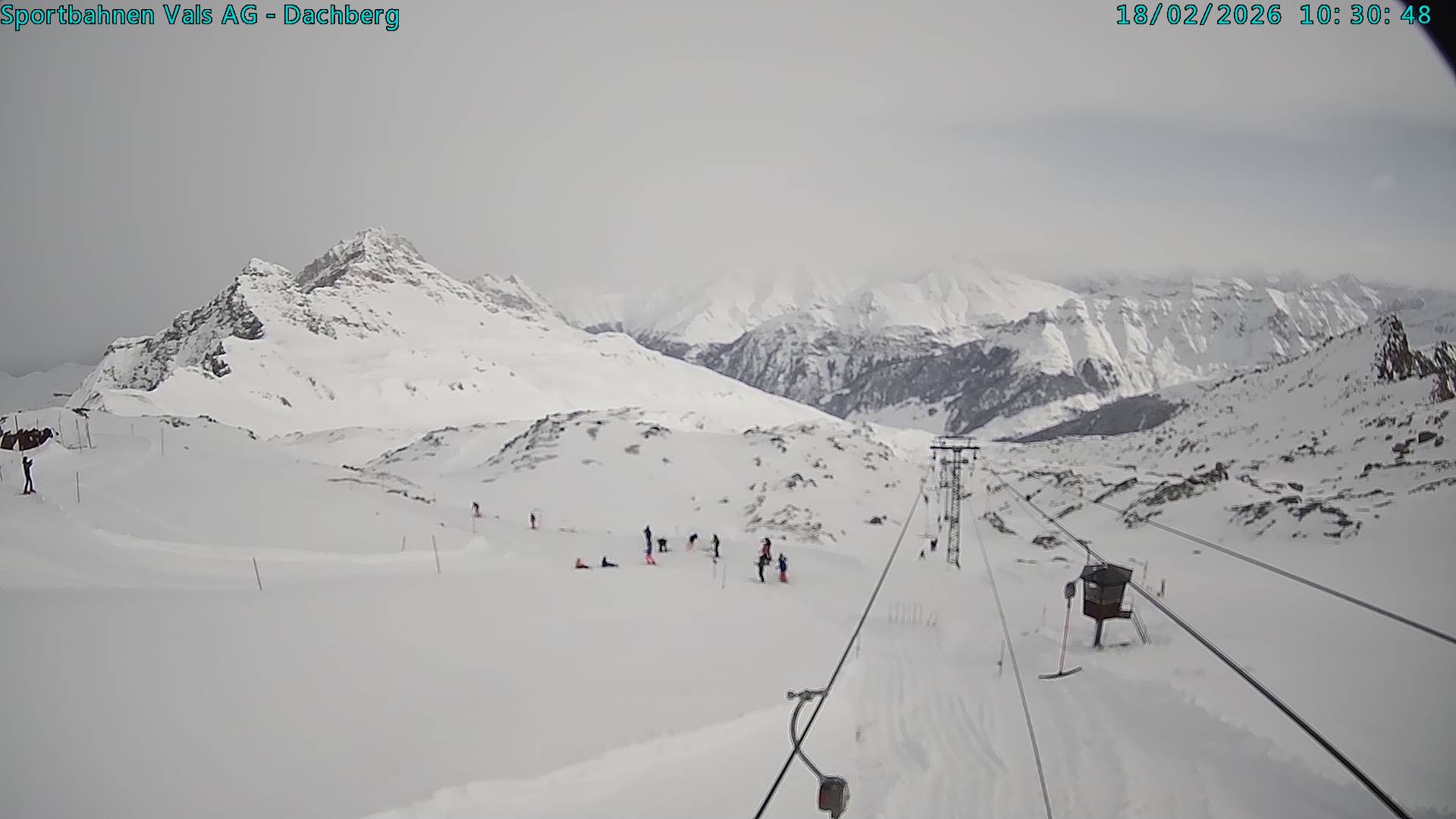 Archiv Foto Webcam Vals 3000: Dachberg